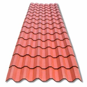 Plastiteja mineralizada rojo terracota, teja cuadrada, Lámina Tejazo, 14 tejas 440 cm