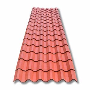 Plastiteja mineralizada rojo terracota, teja cuadrada, Lámina Tejazo, 15 tejas 475 cm