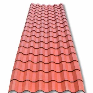 Plastiteja mineralizada rojo terracota, teja cuadrada, Lámina Tejazo, 17 tejas 540 cm